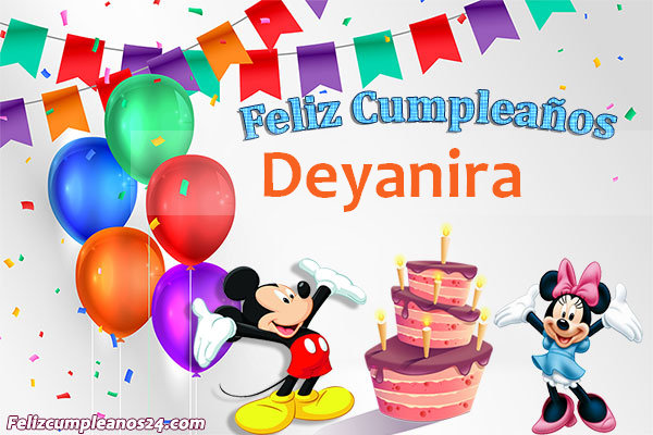 Imágenes Bonitas de Cumpleaños Deyanira - Feliz Cumpleaños Deyanira. Tarjetas De Felicitaciones E Imágenes