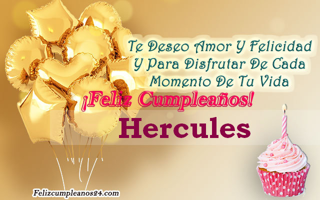 Tarjetas para desear feliz cumpleaños Hercules - Feliz Cumpleaños Hercules Tarjetas De Felicitaciones E Imágenes