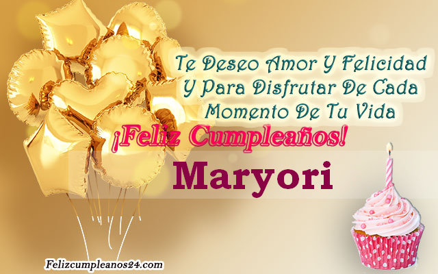 Tarjetas para desear feliz cumpleaños Maryori - Feliz Cumpleaños Maryori. Tarjetas De Felicitaciones E Imágenes