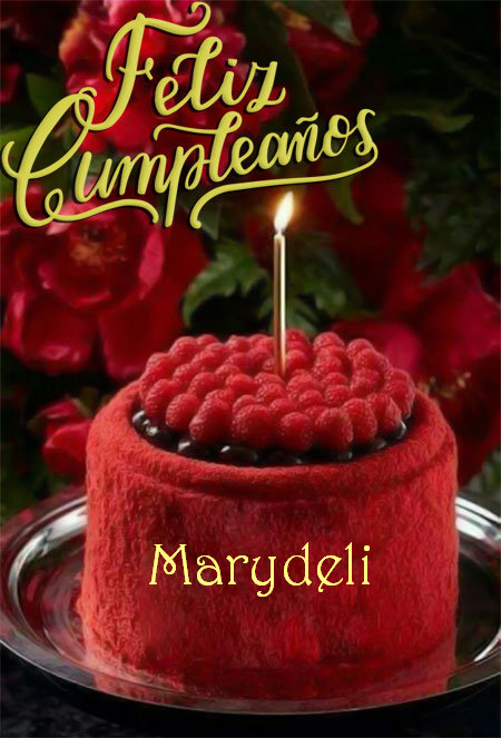 Imágenes de pastel de Cumpleaños para Marydeli - Feliz Cumpleaños Marydeli. Tarjetas De Felicitaciones E Imágenes