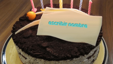 Nombre pastel de cumpleanos Escribir deseos en el pastel de cumpleanos 390x220 - Nombre pastel de cumpleaños Escribir deseos en el pastel de cumpleaños