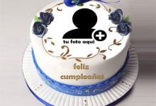 cake 1 220x150 - Precioso Marco De Fotos De Pastel De Cumpleaños