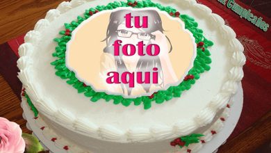 cake 17 390x220 - Marco para Foto De Pastel De Cumpleaños