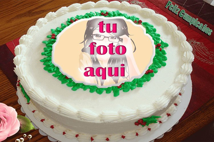 cake 17 - Marco para Foto De Pastel De Cumpleaños
