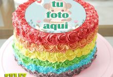 cake 19 220x150 - Marco De Fotos De Pastel De Cumpleaños De Color