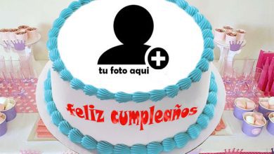 cake 9 390x220 - Marco De Fotos Para Pastel De Cumpleaños De Bebé