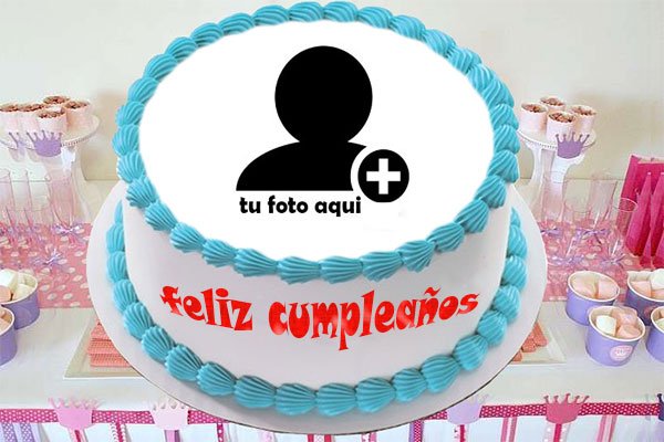 cake 9 - Marco De Fotos Para Pastel De Cumpleaños De Bebé