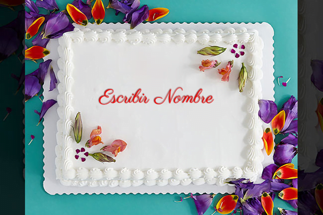 cake B15 - Agregar Nombre En Pastel De Cumpleaños Para Amigos