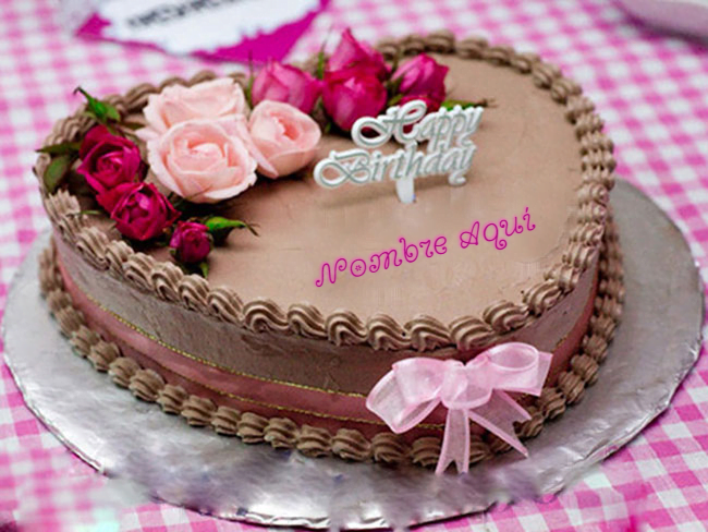 cake B18 - Escribe Tus Deseos De Cumpleaños En El Pastel