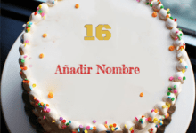 cake B26 220x150 - Tarta De Cumpleaños Con Edad Y Nombre