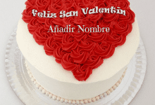 cake B27 220x150 - Tartas De San Valentin Con Nombre
