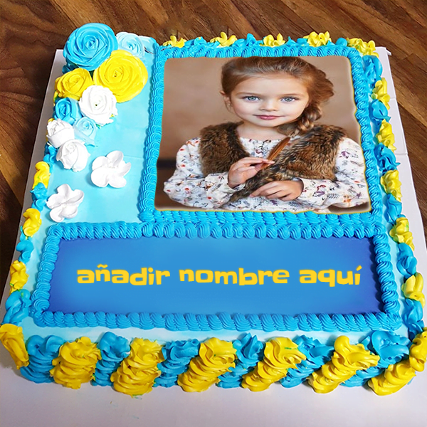torta texto 10 - Pastel De Feliz Cumpleaños Con Nombre Y Foto Editar En Línea