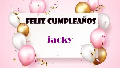 Feliz Cumpleanos Jacky 390x220 - Feliz Cumpleaños Jacky