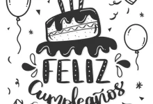 Letrero De Feliz Cumpleanod 220x150 - Las mejores frases para saludar a tus amigos y familiares originales y motivadoras en Cumpleaños!