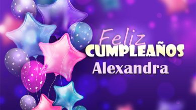 Feliz Cumpleanos Alexandra Tarjetas De Felicitaciones E Imagenes 390x220 - Feliz Cumpleaños Alexandra. Tarjetas De Felicitaciones E Imágenes