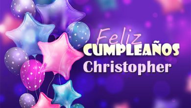 Feliz Cumpleanos Christopher Tarjetas De Felicitaciones E Imagenes 390x220 - Feliz Cumpleaños Christopher. Tarjetas De Felicitaciones E Imágenes