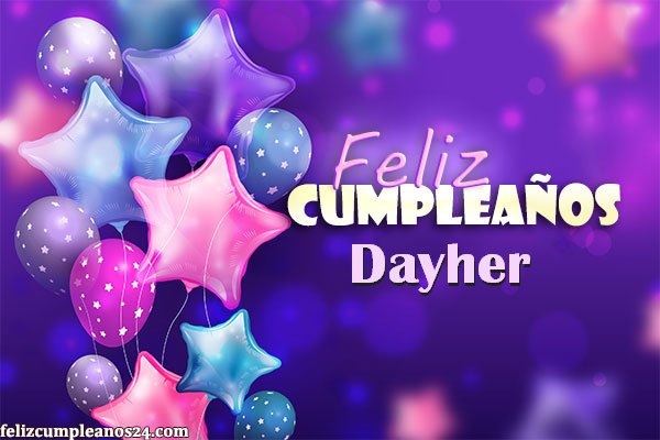 Feliz Cumpleanos Dayher Tarjetas De Felicitaciones E Imagenes - Feliz Cumpleaños Dayher. Tarjetas De Felicitaciones E Imágenes