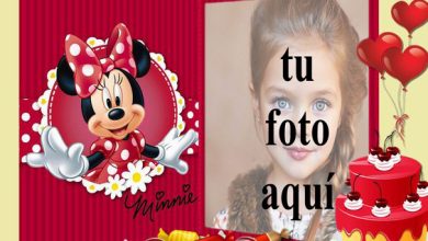 Feliz Cumpleanos minnie mouse Disney Marcos Para Fotos 390x220 - Feliz Cumpleaños minnie mouse Disney Marcos Para Fotos