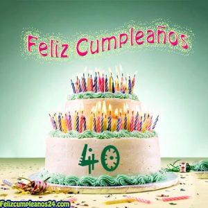 pastel de cumpleanos para 40 anos 300x300 - feliz cumpleaños 40 años felicidades
