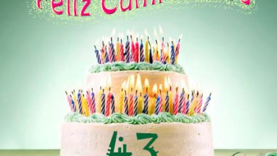pastel de cumpleanos para 43 anos 390x220 - pastel de cumpleaños para 43 años