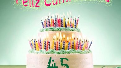 pastel de cumpleanos para 45 anos 390x220 - pastel de cumpleaños para 45 años