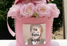 pastel de cumpleanos con foto 119 220x150 - Imágenes De Feliz Cumpleaños Rosa Rosa Con Foto