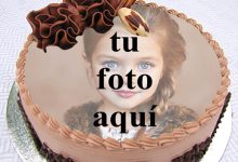pastel de cumpleanos con foto 132 220x150 - El Mejor Pastel De Cumpleaños De Chocolate Con Fotos