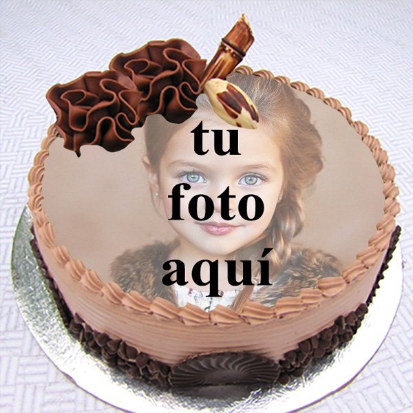 pastel de cumpleanos con foto 132 - El Mejor Pastel De Cumpleaños De Chocolate Con Fotos