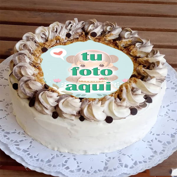 pastel de cumpleanos con foto 90 - Pastel De Cumpleaños De Crema De Mantequilla Con Foto Para Todas Las Relaciones