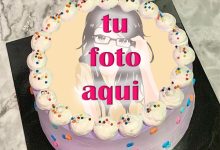 pastel de cumpleanos con foto 94 220x150 - Pastel De Cumpleaños De Caramelo Colorido Con Edición De Fotos En Línea