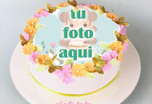 pastel de cumpleanos con texto 7 1 220x150 - Pastel de cumpleaños floral encantador gratis con nombre y foto