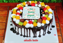 pastel de cumpleanos con texto 8 1 220x150 - Pastel de cumpleaños de frutas con nombre y editor de fotos
